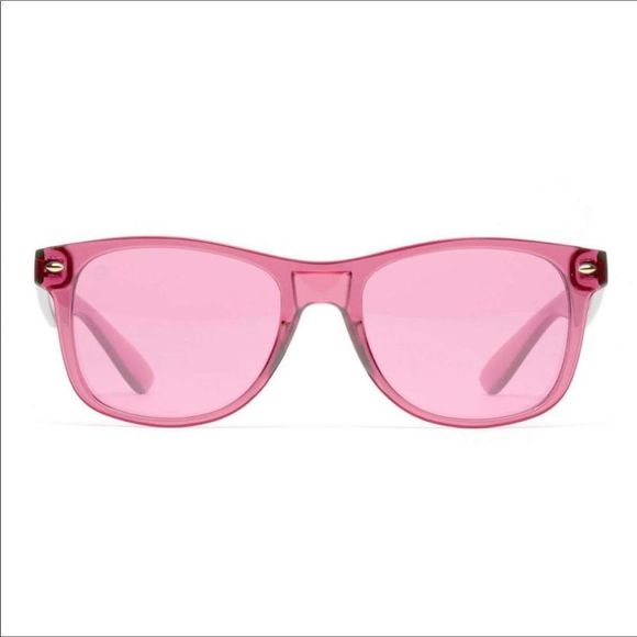 Translucent Rose Lens with Rose Framed Sunglasses - Picture 1 of 4